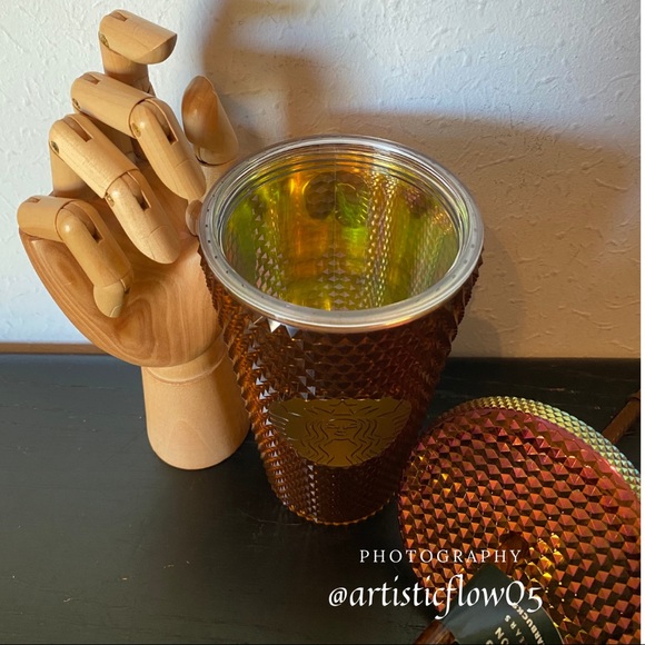 2 LIMITED Starbucks 2021 Studded Honeycomb Tumbler - Picture 7 of 7
